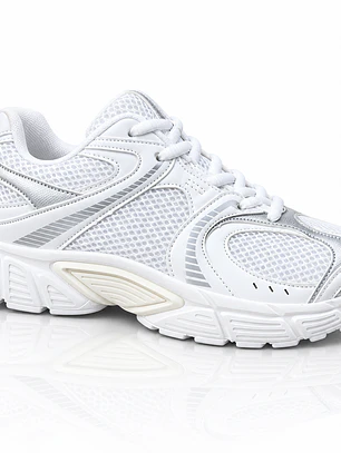 Zapatillas AV Tempo blancas y plata | Athletic Victory