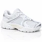 Zapatillas AV Tempo blancas y plata | Athletic Victory - Miniatura 1