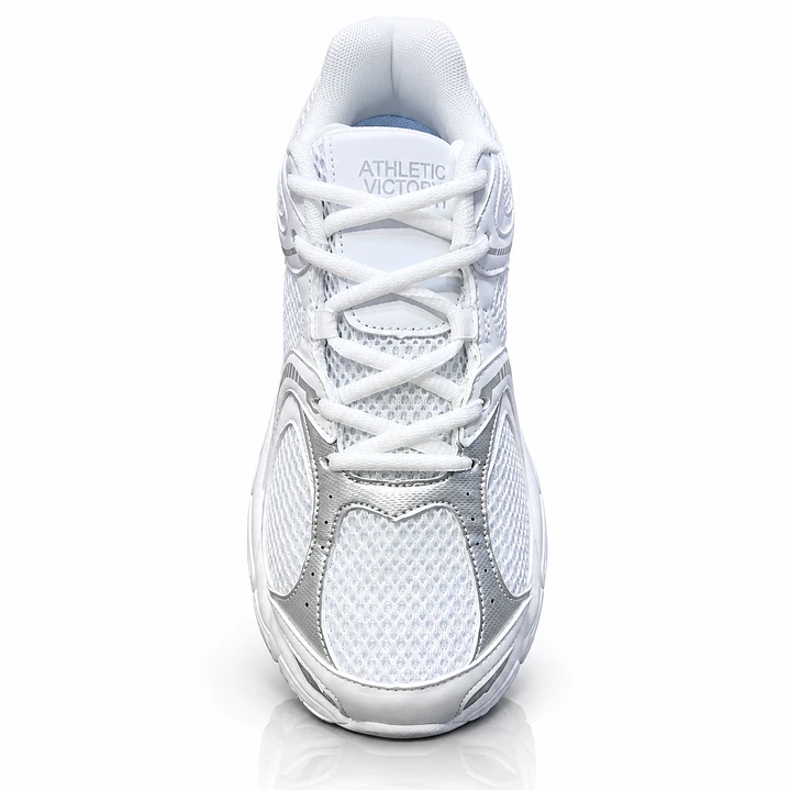 Zapatillas AV Tempo blancas y plata | Athletic Victory 4