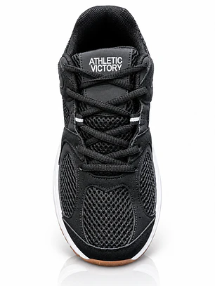 Zapatillas AV Tempo negras con goma marrón | Athletic Victory