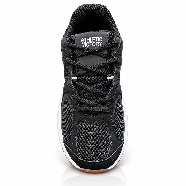 Zapatillas AV Tempo negras con goma marrón | Athletic Victory 2