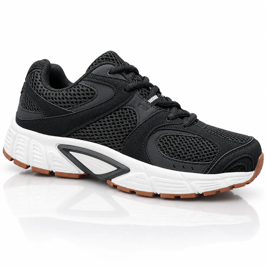 Zapatillas AV Tempo negras con goma marrón | Athletic Victory 1