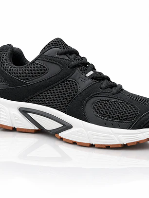 Zapatillas AV Tempo negras con goma marrón | Athletic Victory