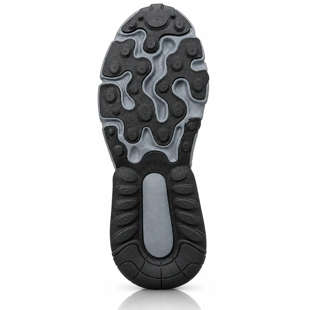 Docena Mayorista Air React Athletic -Negro/gris - 12 pares 2