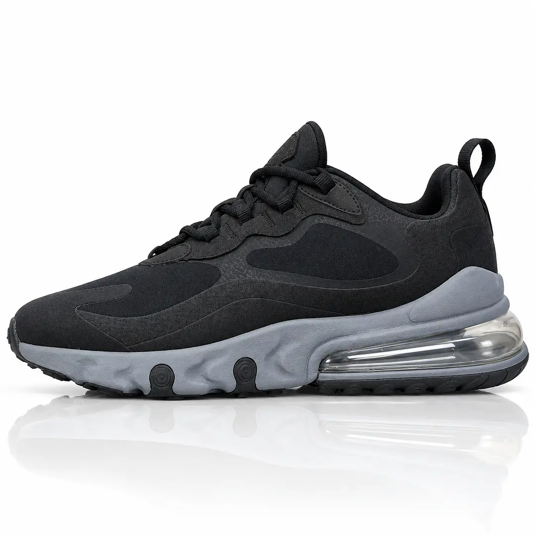 Docena Mayorista Air React Athletic -Negro/gris - 12 pares 5