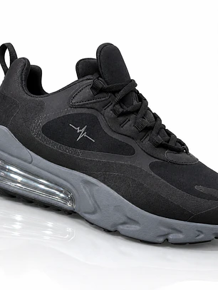 Docena Mayorista Air React Athletic -Negro/gris - 12 pares