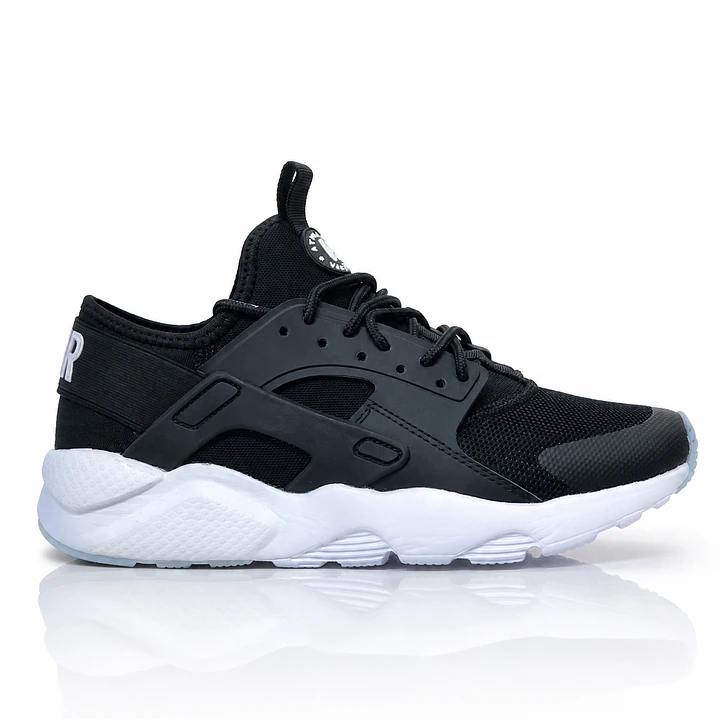Docena Mayorista Huarache Athletic - Negro/Blanco - 12 pares  1