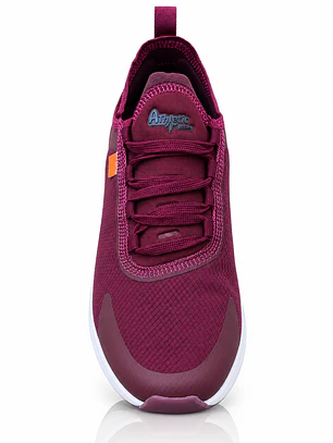 Docena Mayorista Air Rect Slip-On Athletic - Rojo/Blanco - 12 pares 