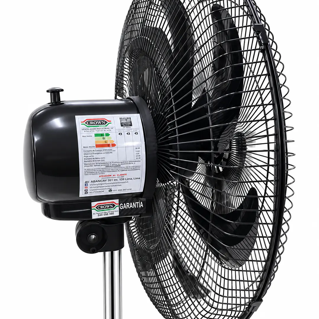 Ventilador 18 “ 2 en 1 Crown – Potencia y frescura garantizada 3