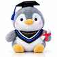 Pingüino de Graduación de Peluche 22 cm | Regalo para Graduados - Miniatura 1