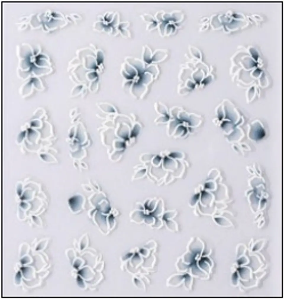 Sticker 3D Flores 1