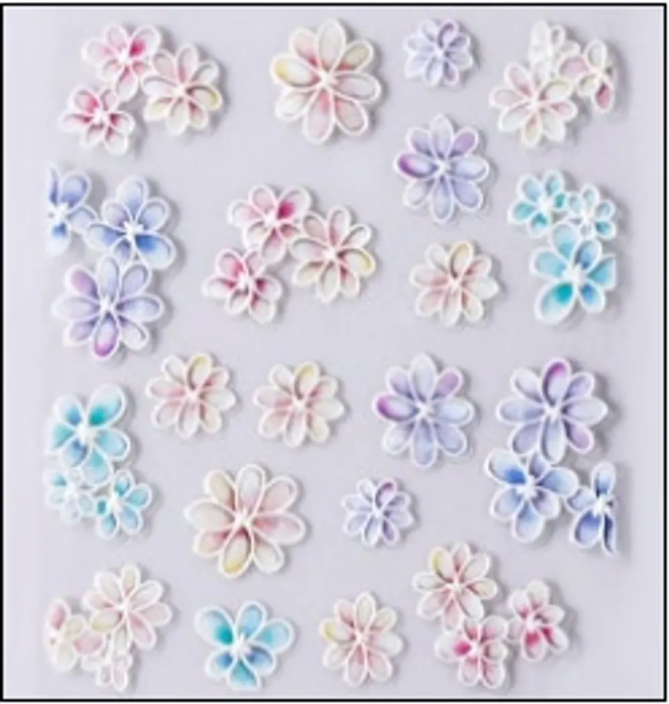 Sticker 3D Flores 4