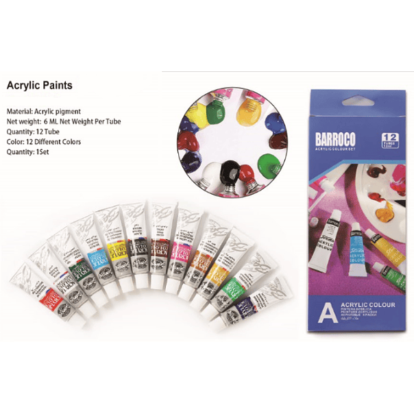 Set Pinturas Acrílicas 1