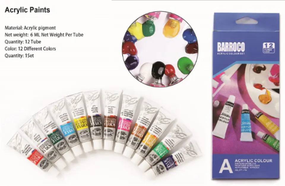 Set Pinturas Acrílicas 1