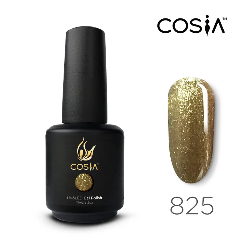 825G COSIA - Micro Glitter Dorado Cobrizo 1