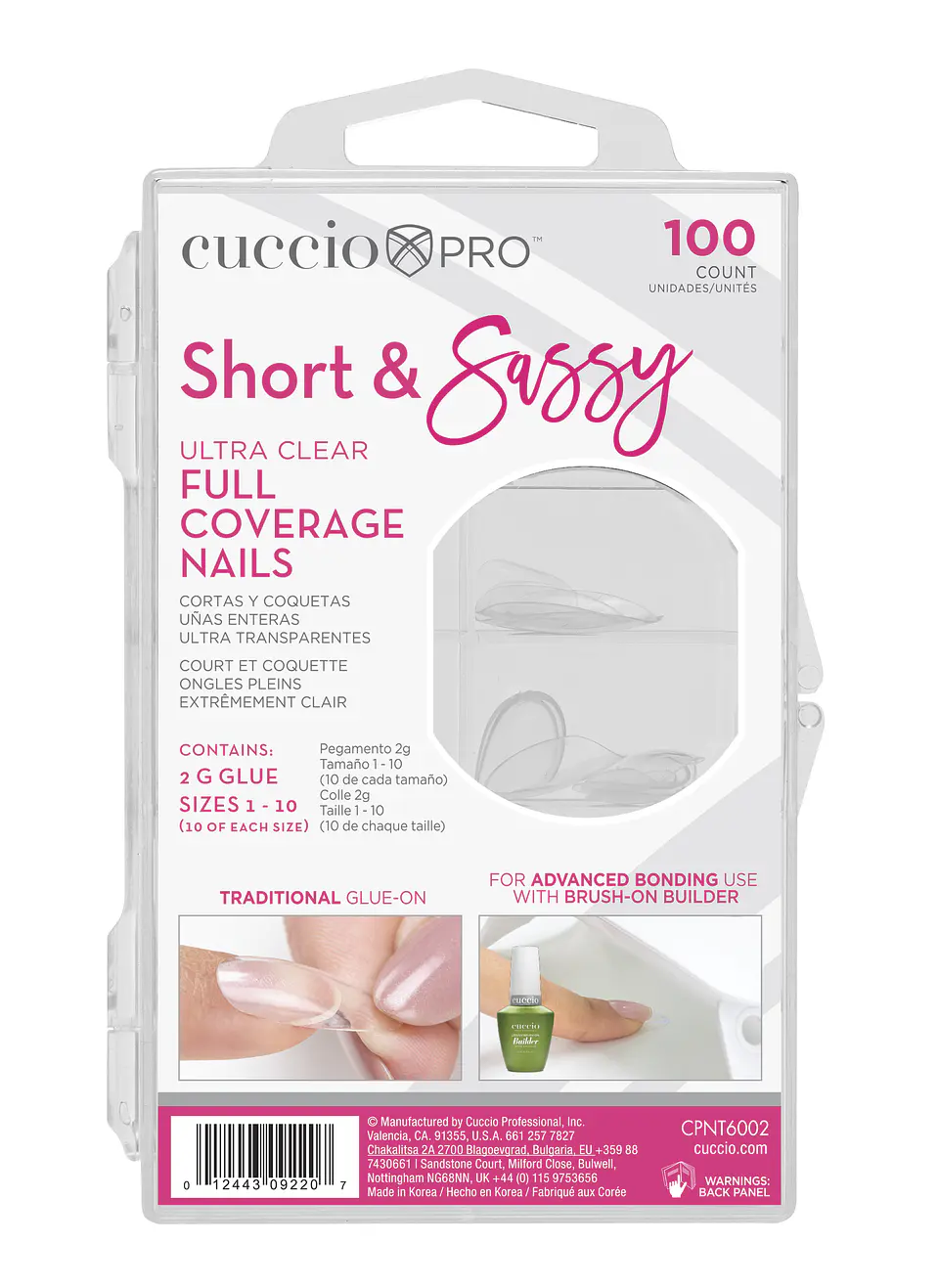 Short & Sassy Ultra Clear Full Cover Tips 1
