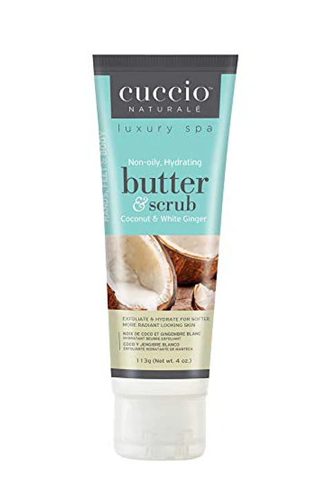 Coconut & White Ginger Butter Scrub Tube 