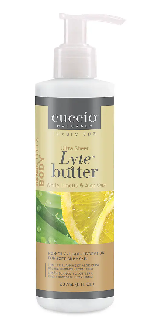LYTE BUTTER WHITE LIMETTA ALOE VERA 8 OZ