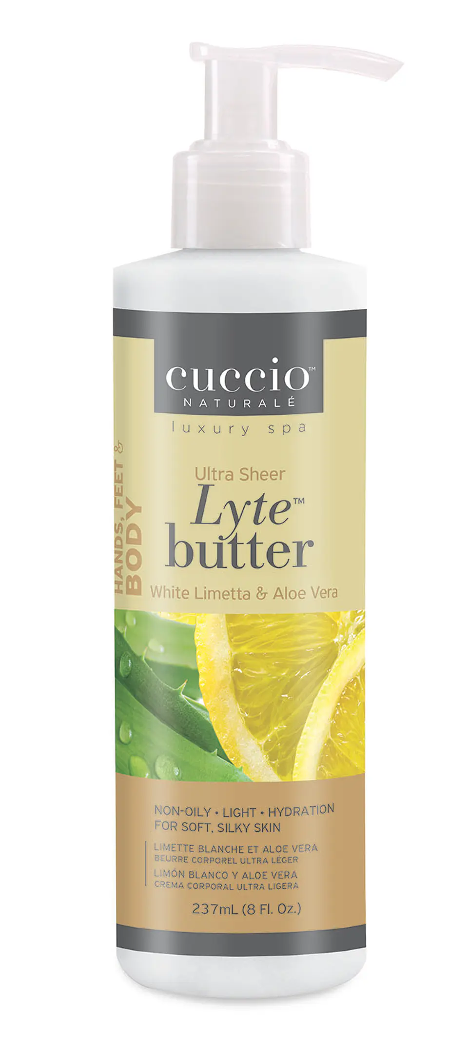 LYTE BUTTER WHITE LIMETTA ALOE VERA 8 OZ 1