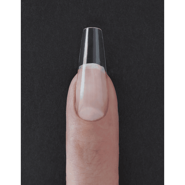 Stylish Coffin Ultra Clear Full Cover Tips 4