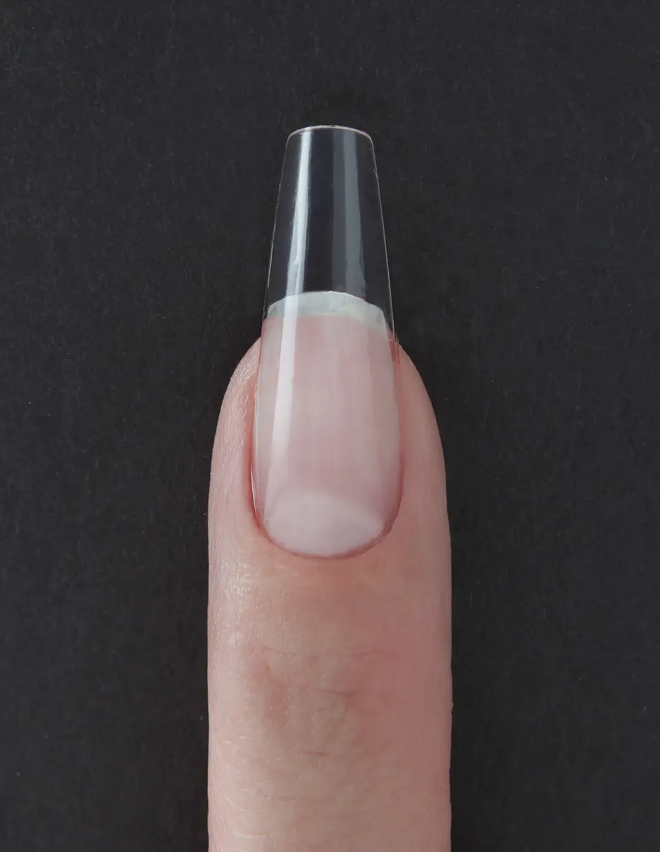 Stylish Coffin Ultra Clear Full Cover Tips 4