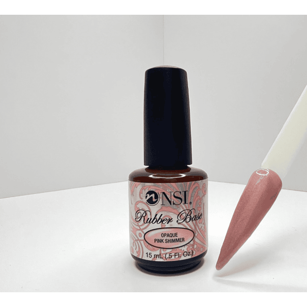Rubber Base Opaque Pink Shimmer NSI 2