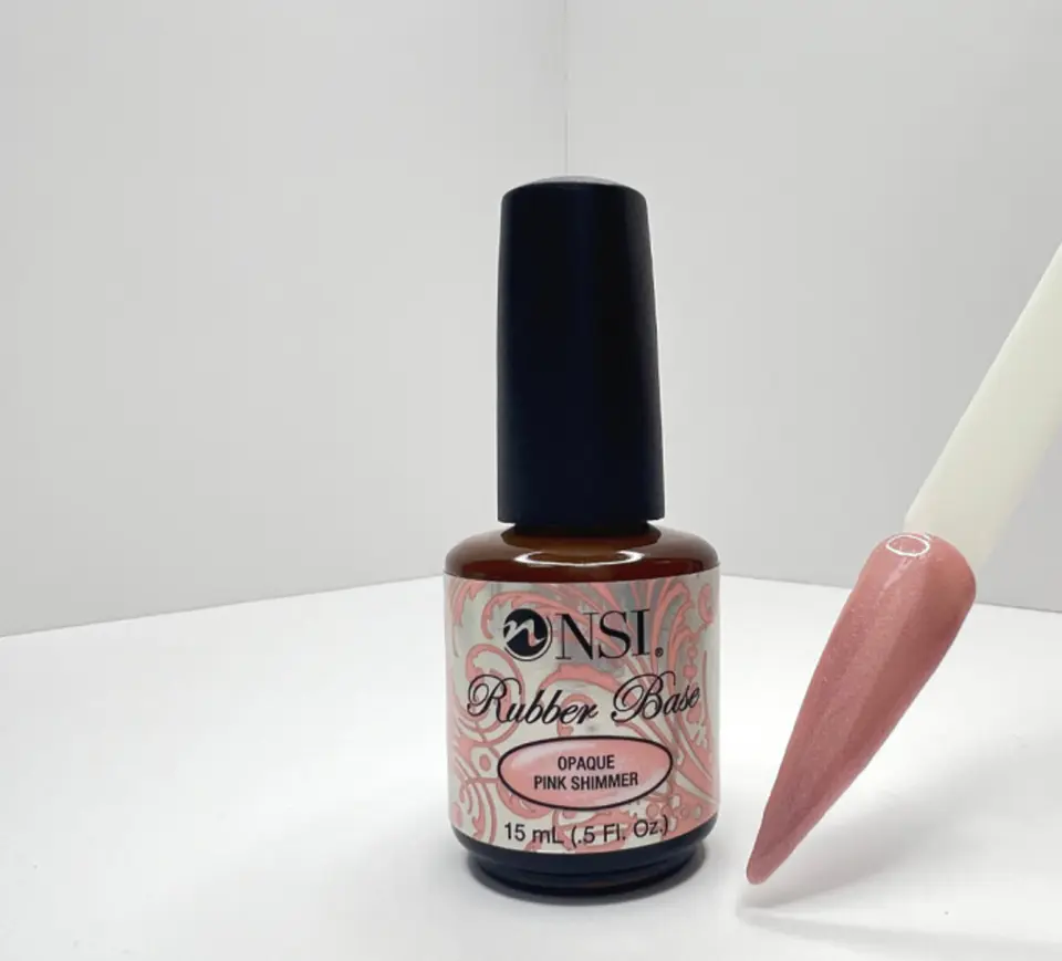 Rubber Base Opaque Pink Shimmer NSI 2