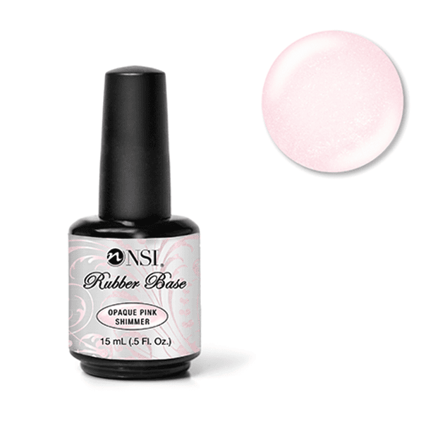 Rubber Base Opaque Pink Shimmer NSI 1