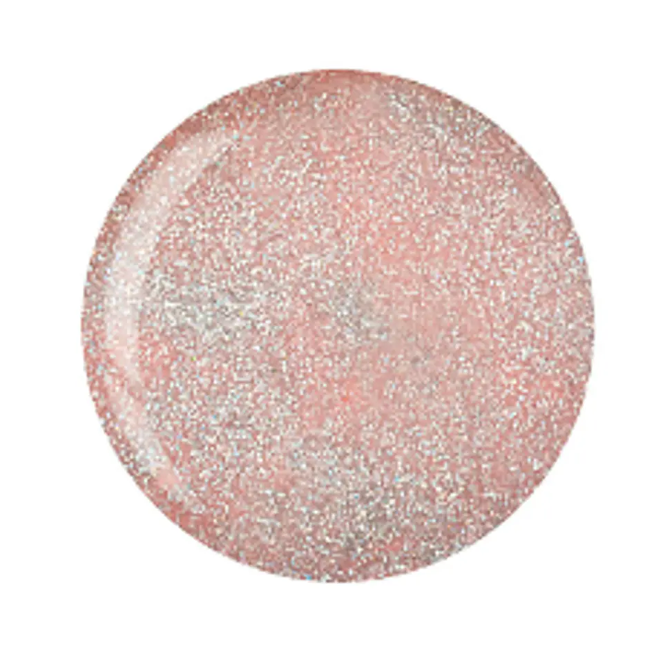 5550 DIP Light Pink w/Rainbow Glitter 1