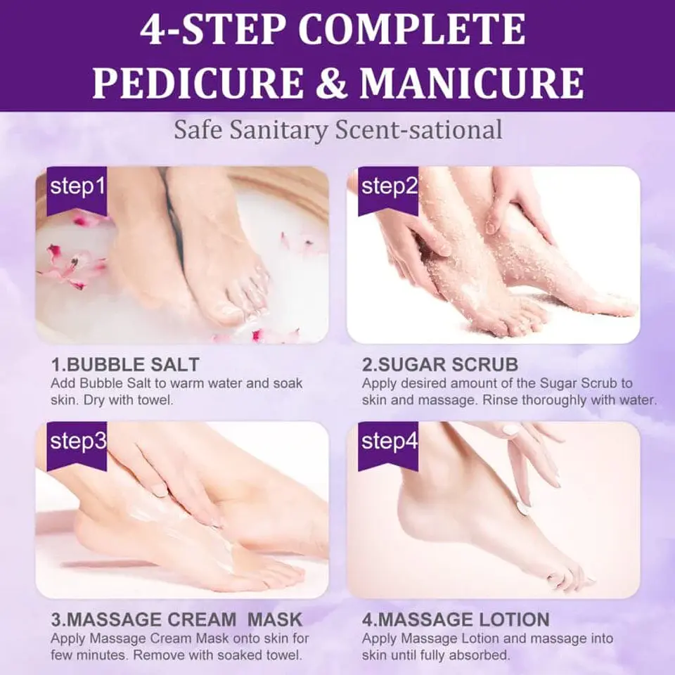 Bubble Spa Kit 4 en 1 Lavanda 3