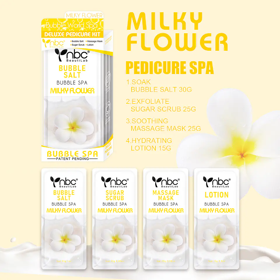Bubble Spa Kit 4 en 1 Milki Flower 2