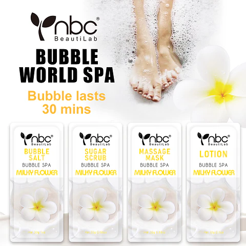 Bubble Spa Kit 4 en 1 Milki Flower