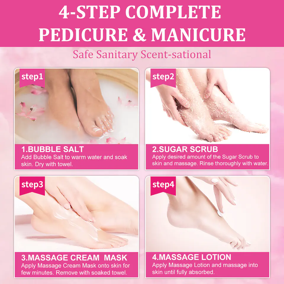 Bubble Spa Kit 4 en 1 Rosa 3