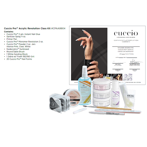 Kit Intro Acrílico Cuccio 1