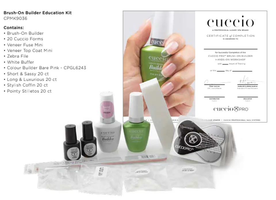 Kit Intro Brush on Builder Gel Cuccio 1
