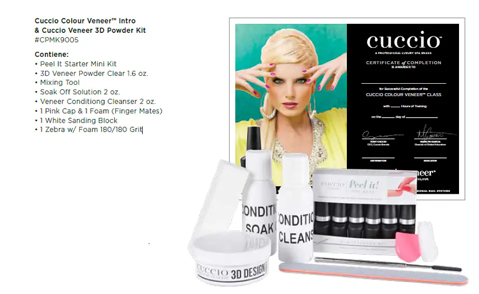 Kit Intro Cuccio 3D Powder 1