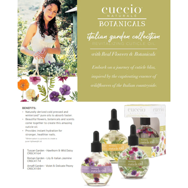 Aceite de Cuticula Italian Garden Collection  1