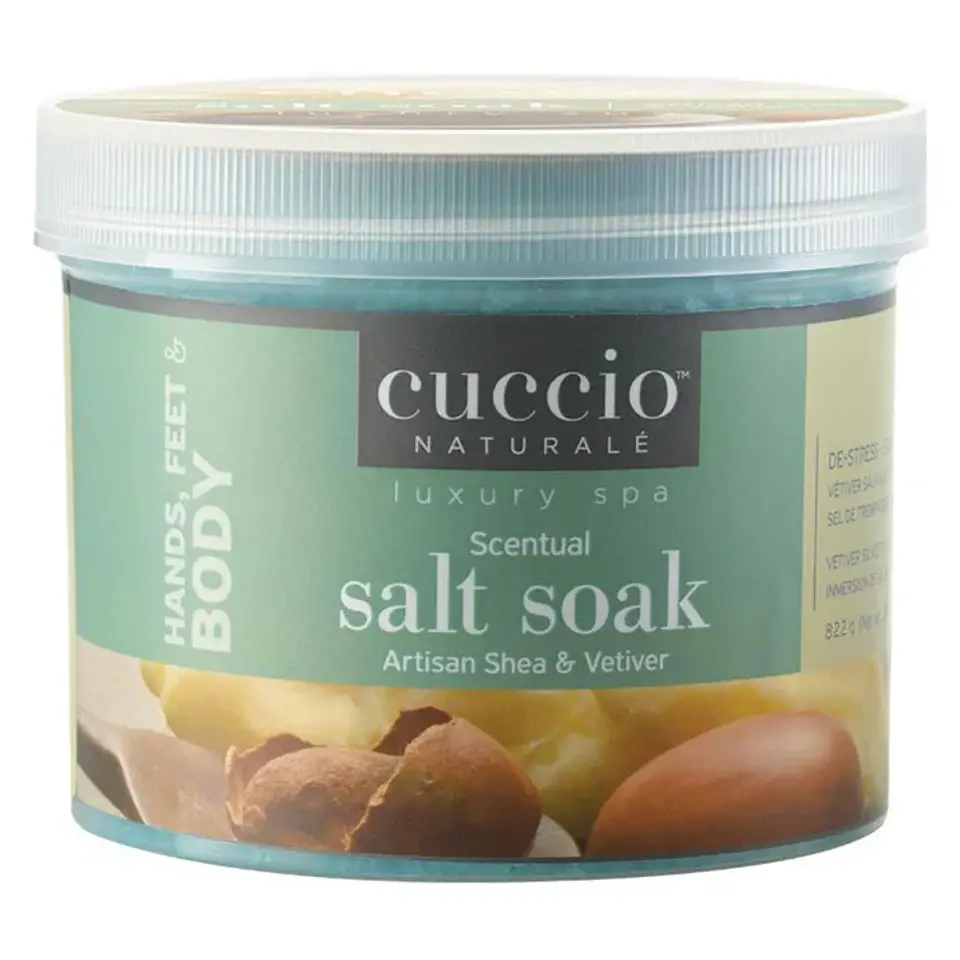 Artisan Shea & Vetiver Scentual Salt Soak 1