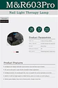 M&R 603PRO LED/UV LAMP - Miniatura 2