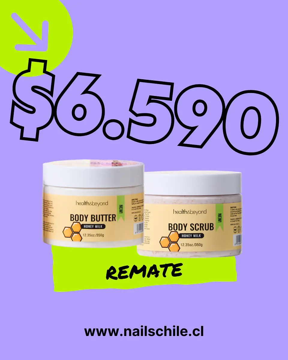 H&B Body Butter & Body Scrub Milk and Honey 1
