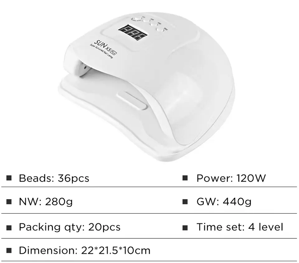 UV/LED LAMP BASIC 120 W 3