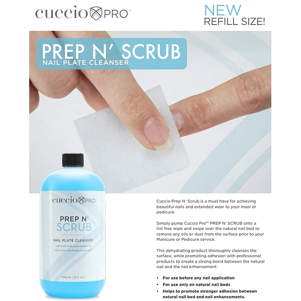 Cuccio Prep N’ Scrub 32 oz 2