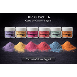 Carta de Colores Digital Dip Powder