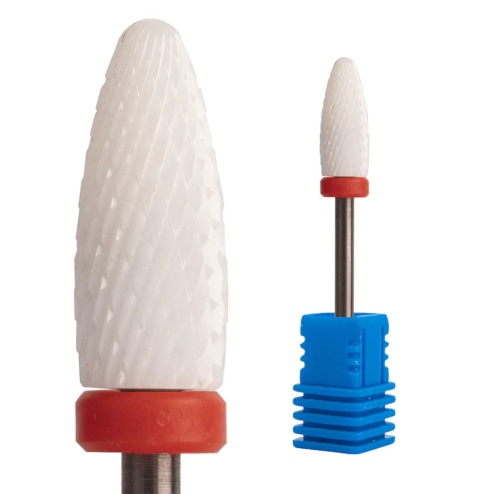 Fresa Silicona Cono Roja 1