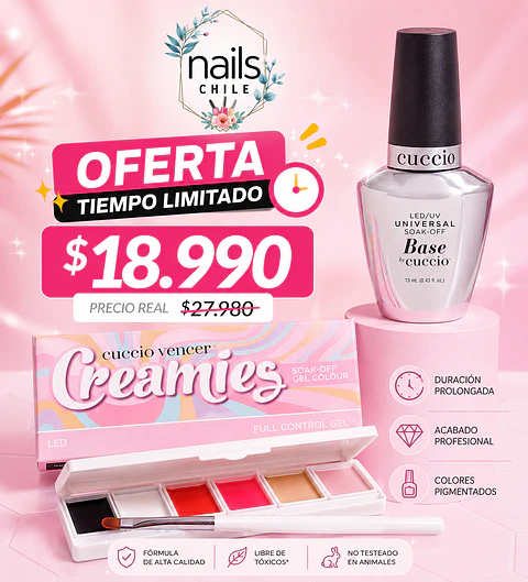 Base Universal + Creamies Cuccio 