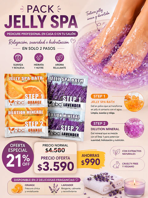 Pack Jelly Spa NBC