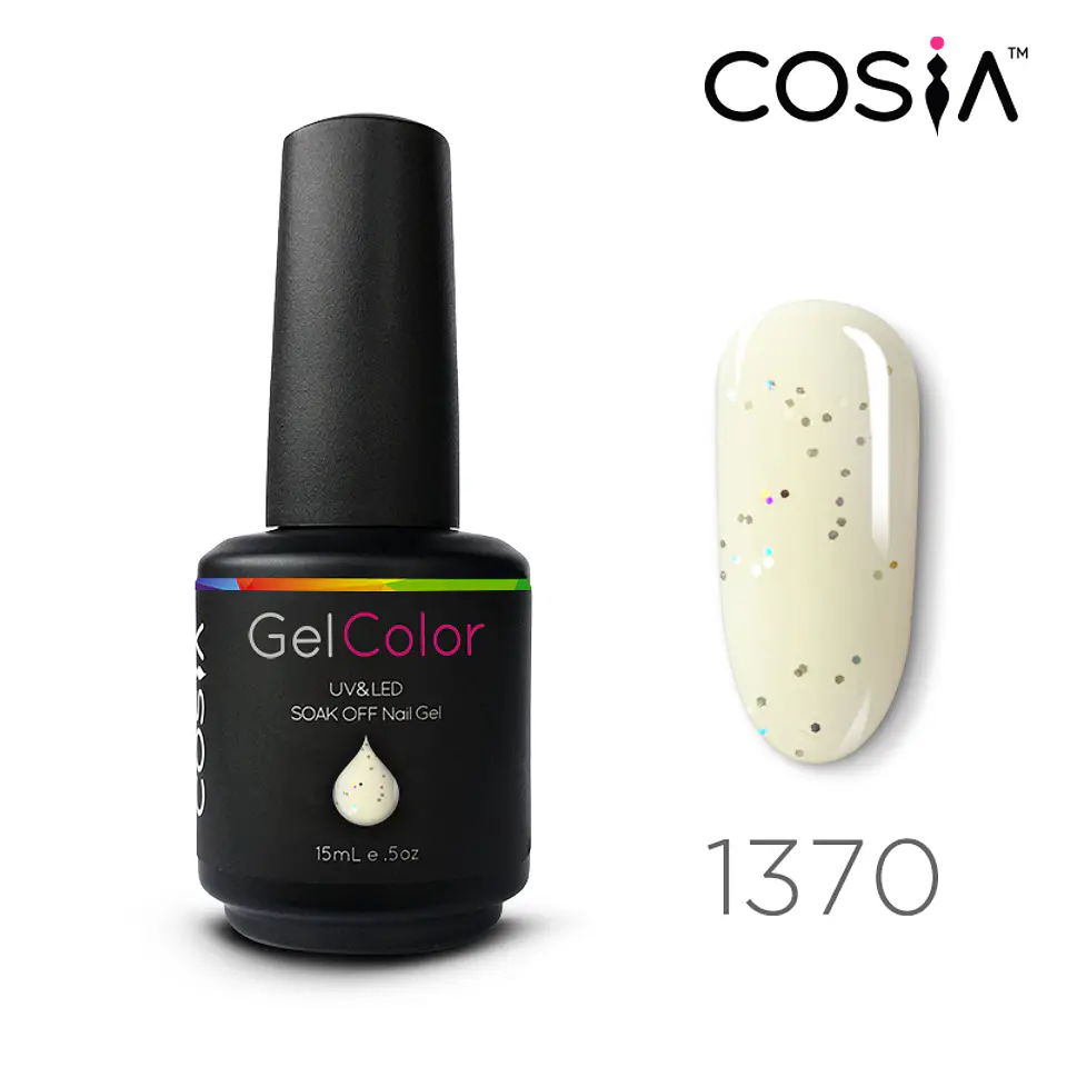 1370 Cosia - Clear Glitter Tornasol 1
