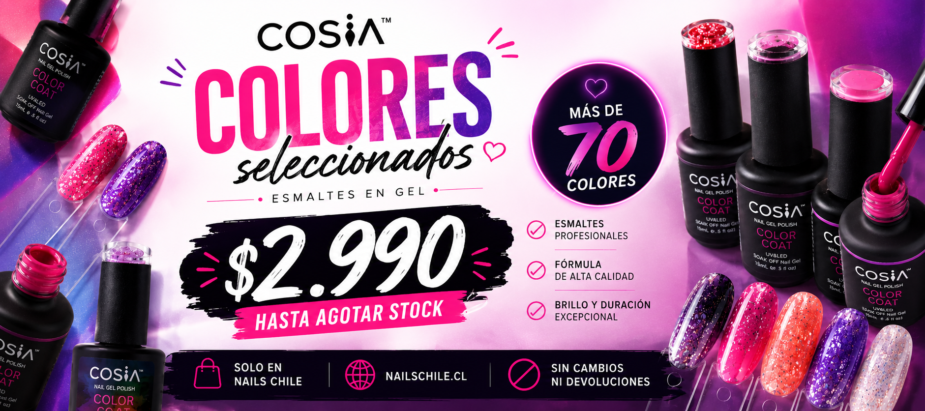 Esmaltes $2.990 🧨