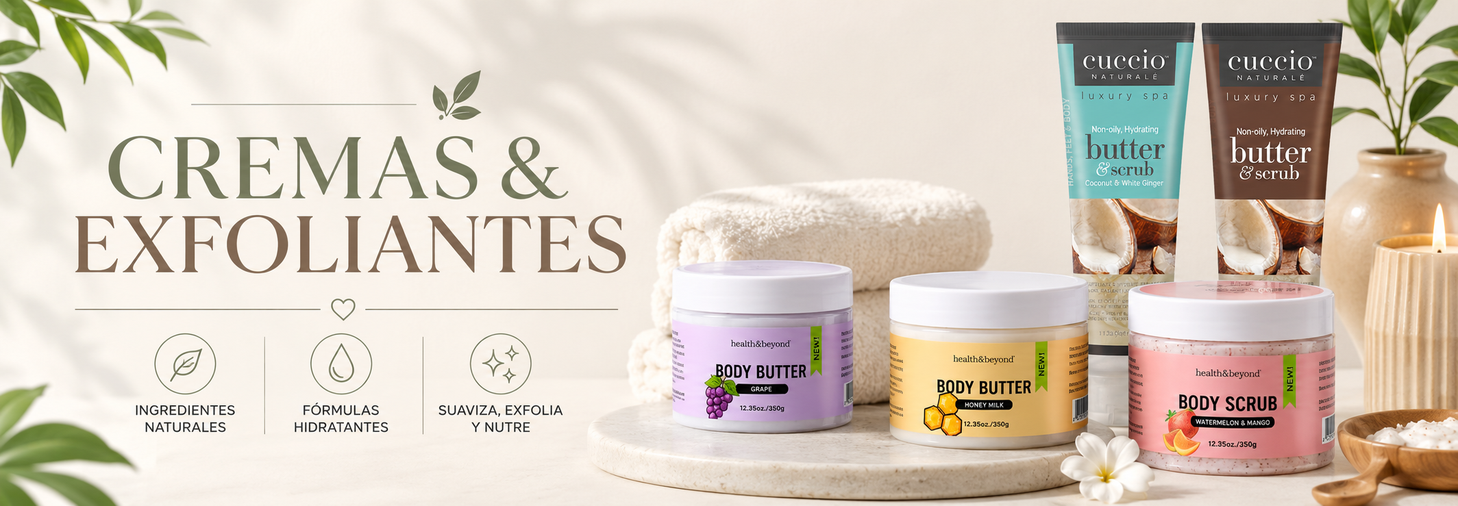 Cremas y Exfoliantes