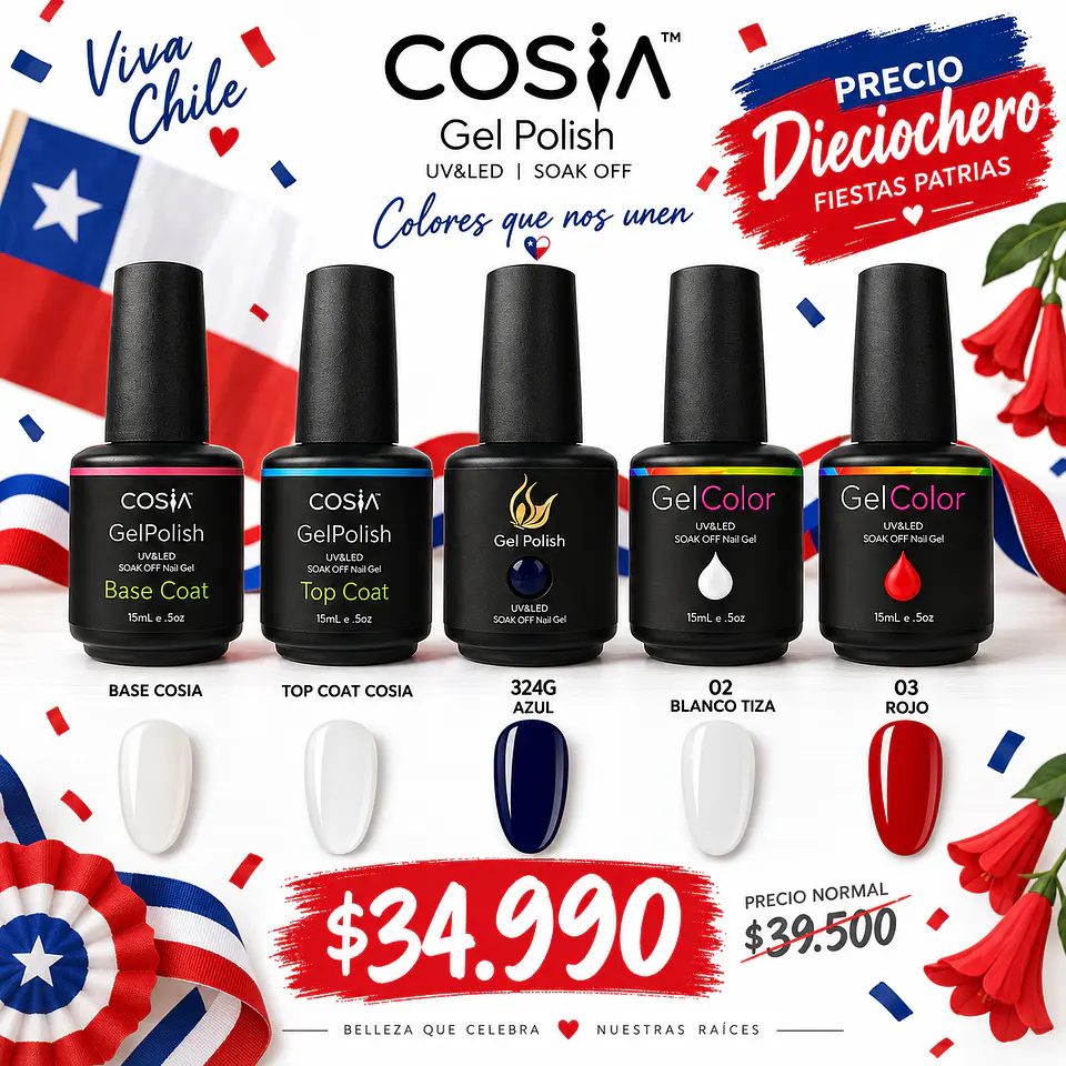 Kit Dieciochero Cosia – 5 Productos 1